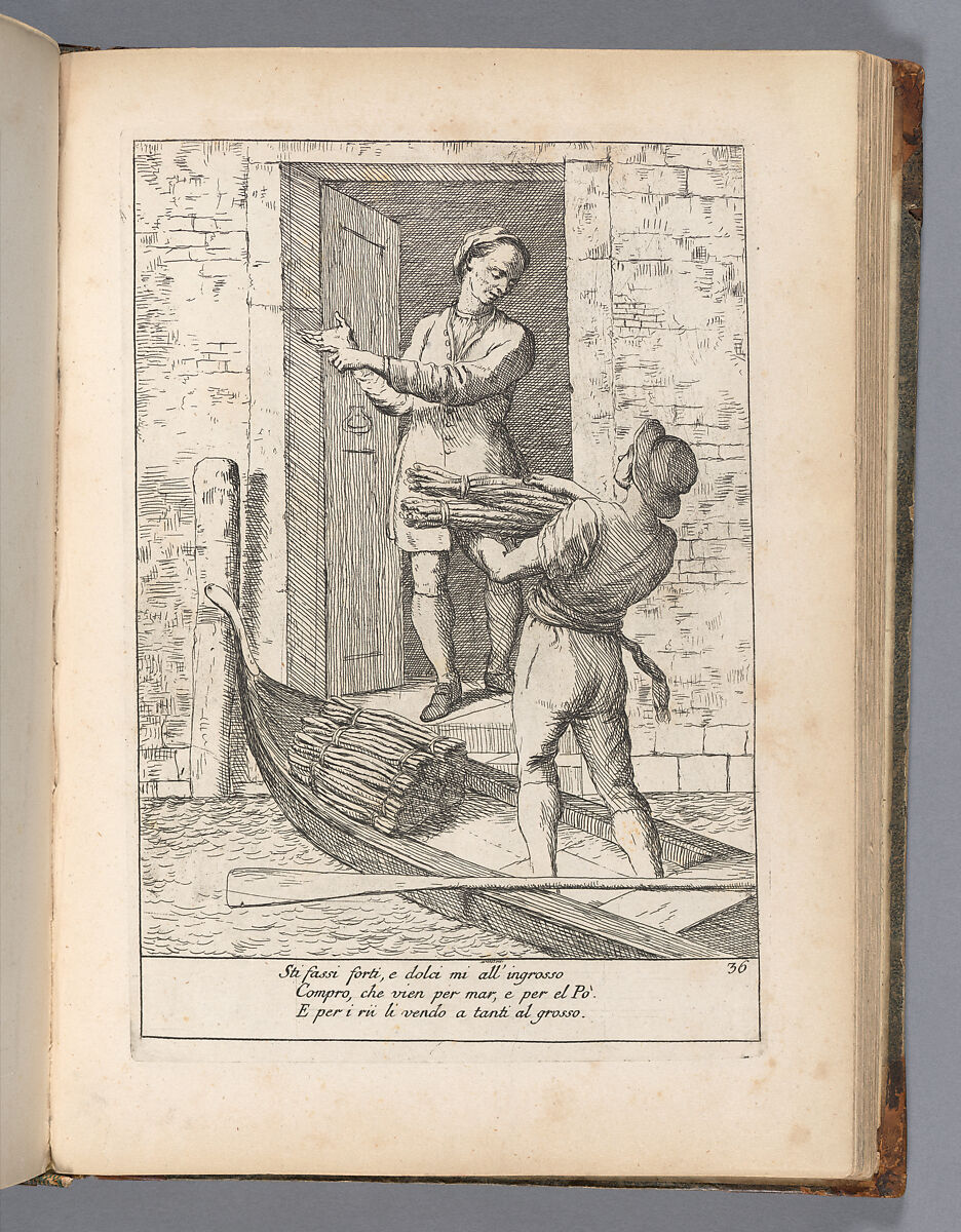 Le Arti che vanno per via nella citta di Venezia, Gaetano Gherardo Zompini (Italian, Nervesa, near Treviso 1700–1778 Venice), Etching