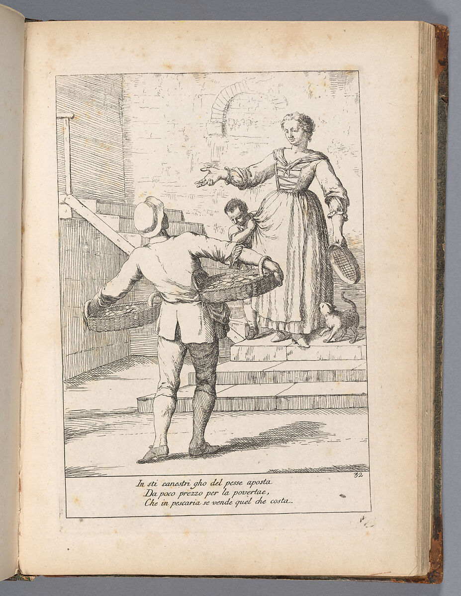 Le Arti che vanno per via nella citta di Venezia, Gaetano Gherardo Zompini (Italian, Nervesa, near Treviso 1700–1778 Venice), Etching