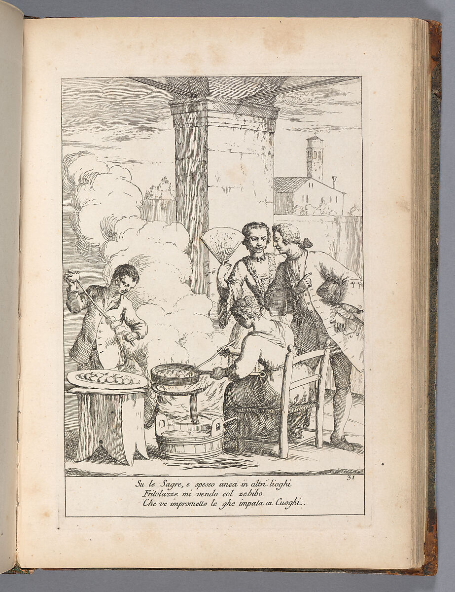 Le Arti che vanno per via nella citta di Venezia, Gaetano Gherardo Zompini (Italian, Nervesa, near Treviso 1700–1778 Venice), Etching