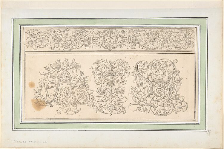 Design for plate 2, from 