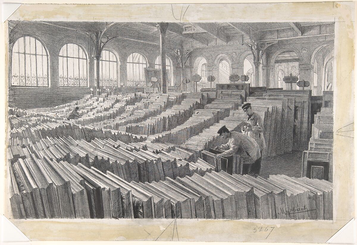 Candidates for Admission to the Paris Salon, Felicien Myrbach-Rheinfeld (Austrian, Zaleszczyki 1853–1909 Klagenfurt), Pen and brush and black ink, graphite. 