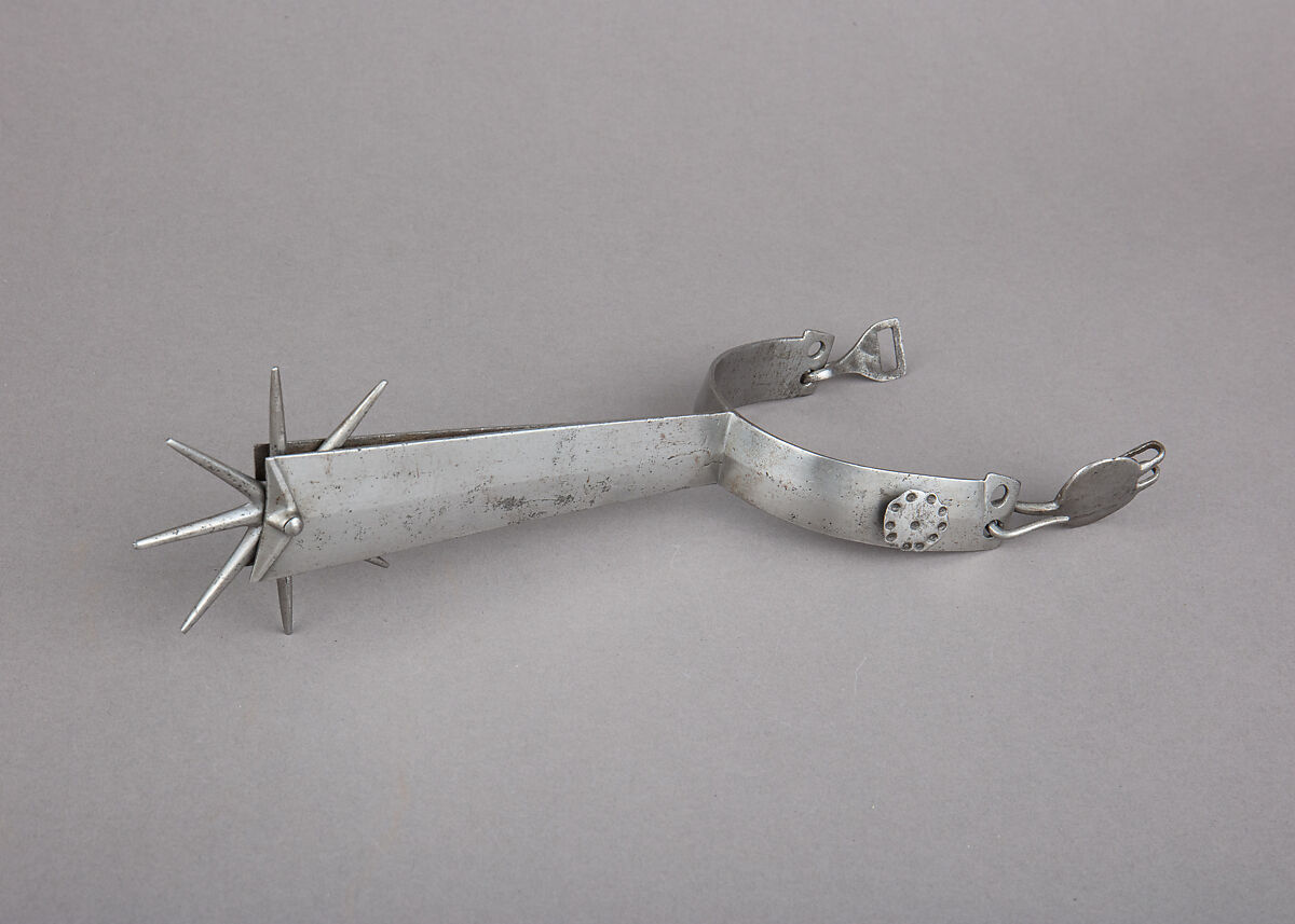 Hussar Rowel Spur (Right), Iron alloy, Hungarian