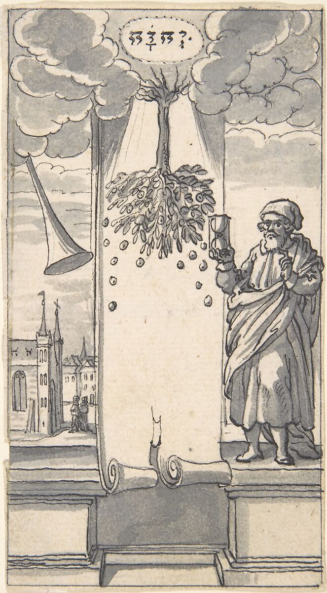 Designs for Book Illustrations, Anonymous, Netherlandish, 16th century, Pen and black ink, brush and gray wash.  Some traces of black chalk. Some incised for transfer.