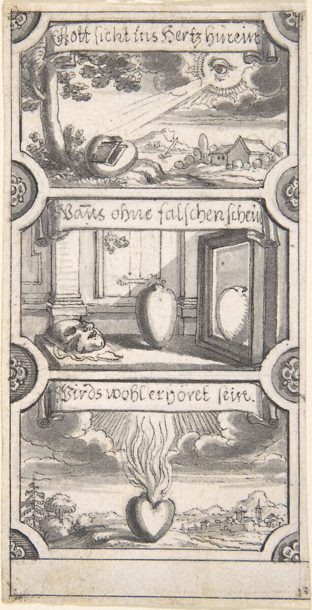 Designs for Book Illustrations, Anonymous, Netherlandish, 16th century, Pen and black ink, brush and gray wash.  Some traces of black chalk. Some incised for transfer.