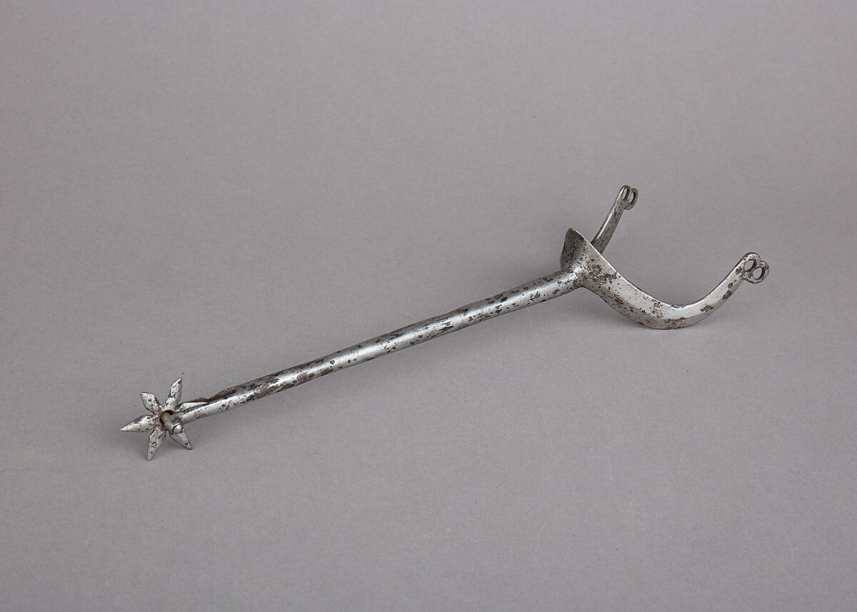 Rowel Spur (Left), Iron alloy, French