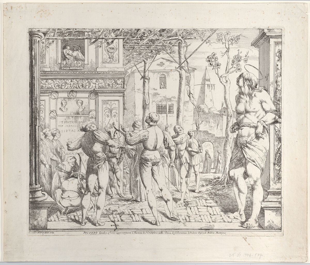 The Martyrdom of Saint Christopher, "Secondo Quadro", Giovanni David (Italian, Cabella Ligure 1749–1790 Genoa), Etching; second state 