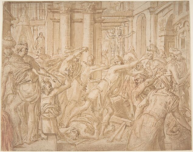 Christ Driving the Money Changers from the Temple