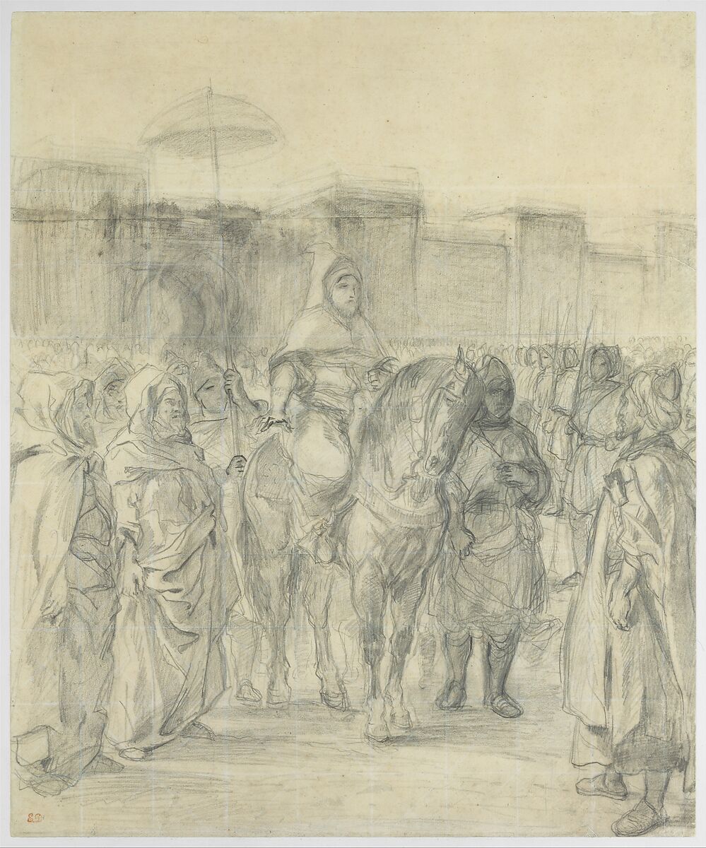 Study for "The Sultan of Morocco and His Entourage"