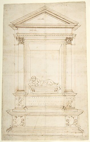 Design for a Wall Tomb.