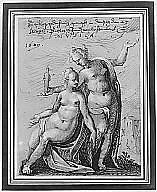 Allegory of Art, Peter Schmidt von Lichtenberg (German, Lichtenberg 1585–1620 Breslau), Pen and black ink, brush and gray wash, heightened with white