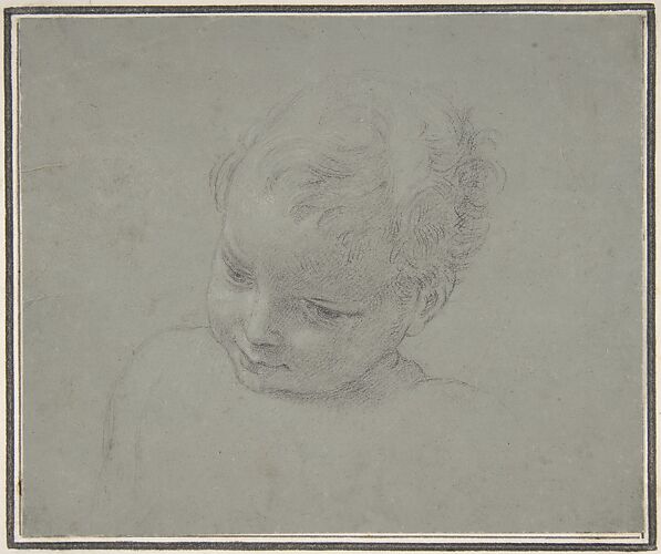 Bust-Length Study of a Child
