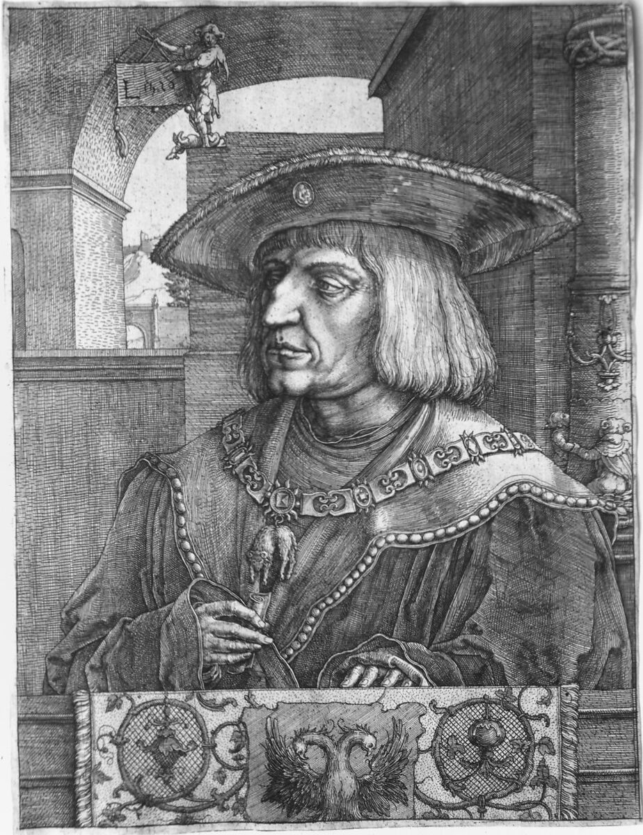 Maximilian I, Lucas van Leyden (Netherlandish, Leiden ca. 1494–1533 Leiden), Etching and engraving