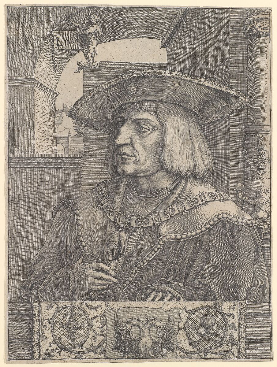 Maximilian I, Lucas van Leyden  Netherlandish, Etching and engraving