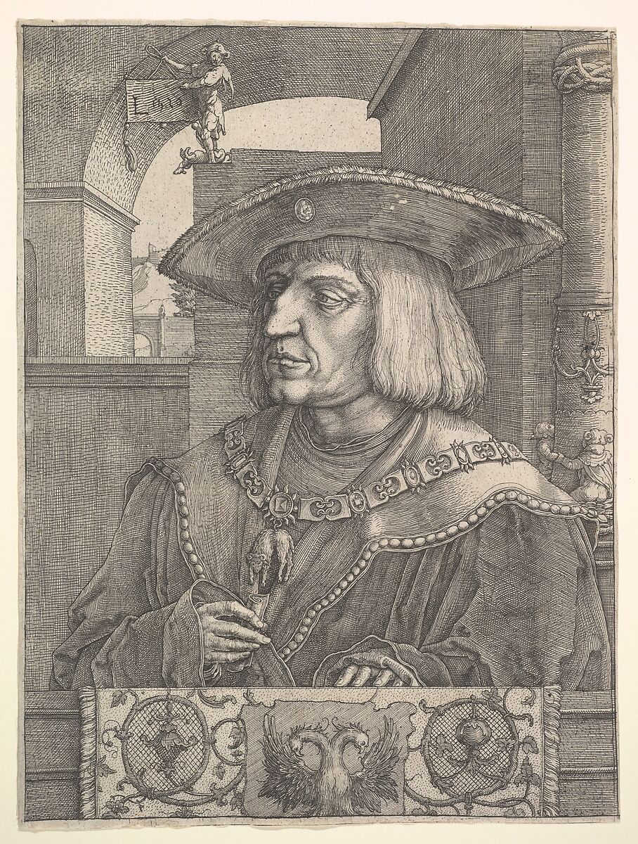 Maximilian I, Lucas van Leyden (Netherlandish, Leiden ca. 1494–1533 Leiden), Etching and engraving