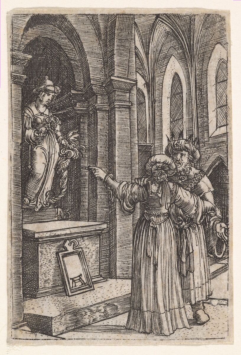 Solomon's Idolatry, Albrecht Altdorfer (German, Regensburg ca. 1480–1538 Regensburg), Engraving 