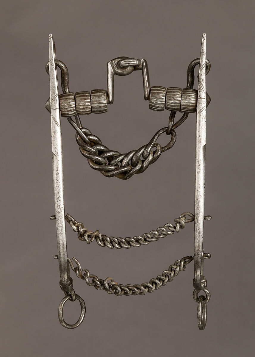 Curb Bit, Iron alloy, tin, German