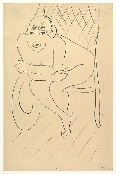 Nude Seated in a Rocking Chair, Henri Matisse (French, Le Cateau-Cambrésis 1869–1954 Nice), Lithograph 