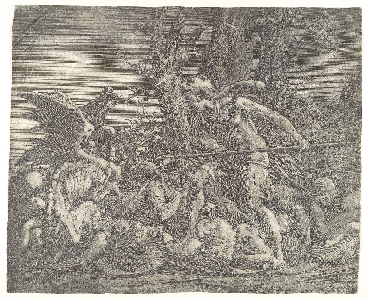 Cadmus killing the Dragon