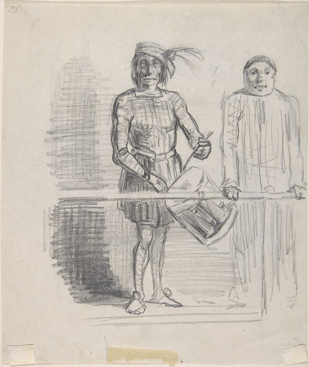 Head of a figure wearing a turban, Félicien Rops (Belgian, Namur 1833–1898 Essonnes), Graphite