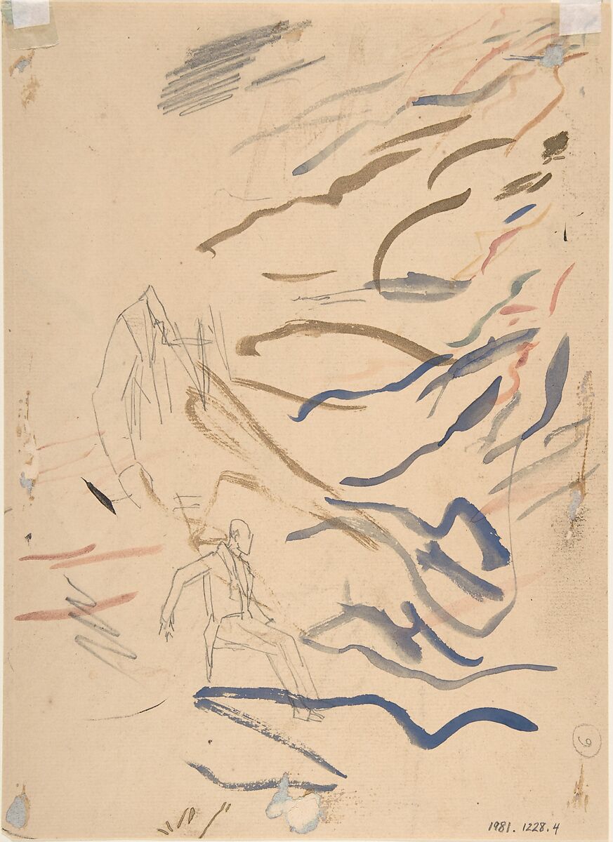 Figure Study, Félicien Rops (Belgian, Namur 1833–1898 Essonnes), Pen and black ink