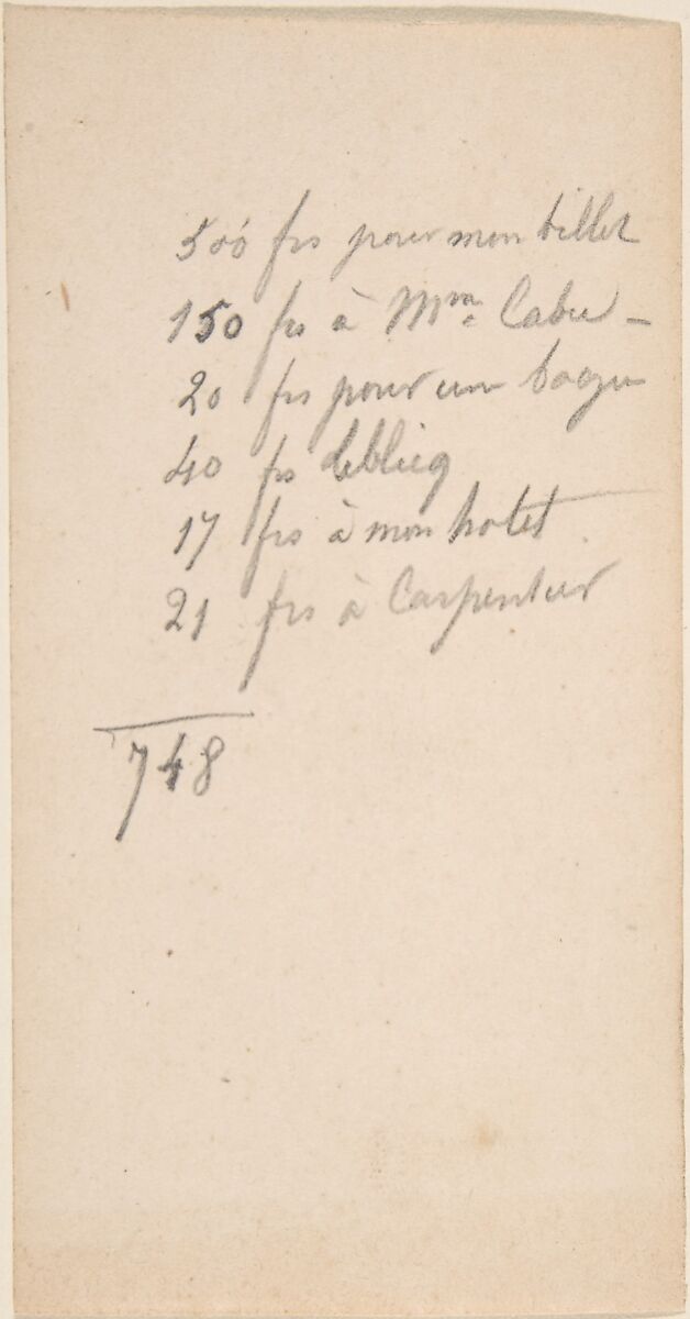 Notebook with sketches and notes, Félicien Rops (Belgian, Namur 1833–1898 Essonnes), Graphite