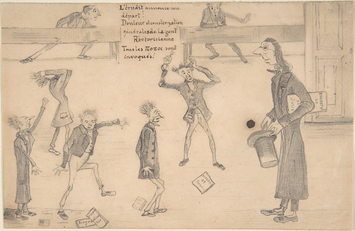 Notebook with sketches and notes, Félicien Rops (Belgian, Namur 1833–1898 Essonnes), Graphite