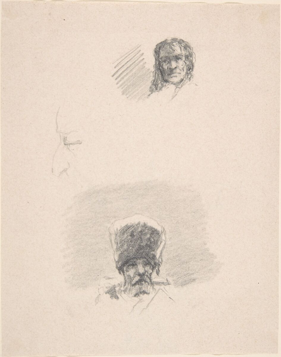 Notebook with sketches and notes, Félicien Rops (Belgian, Namur 1833–1898 Essonnes), Graphite