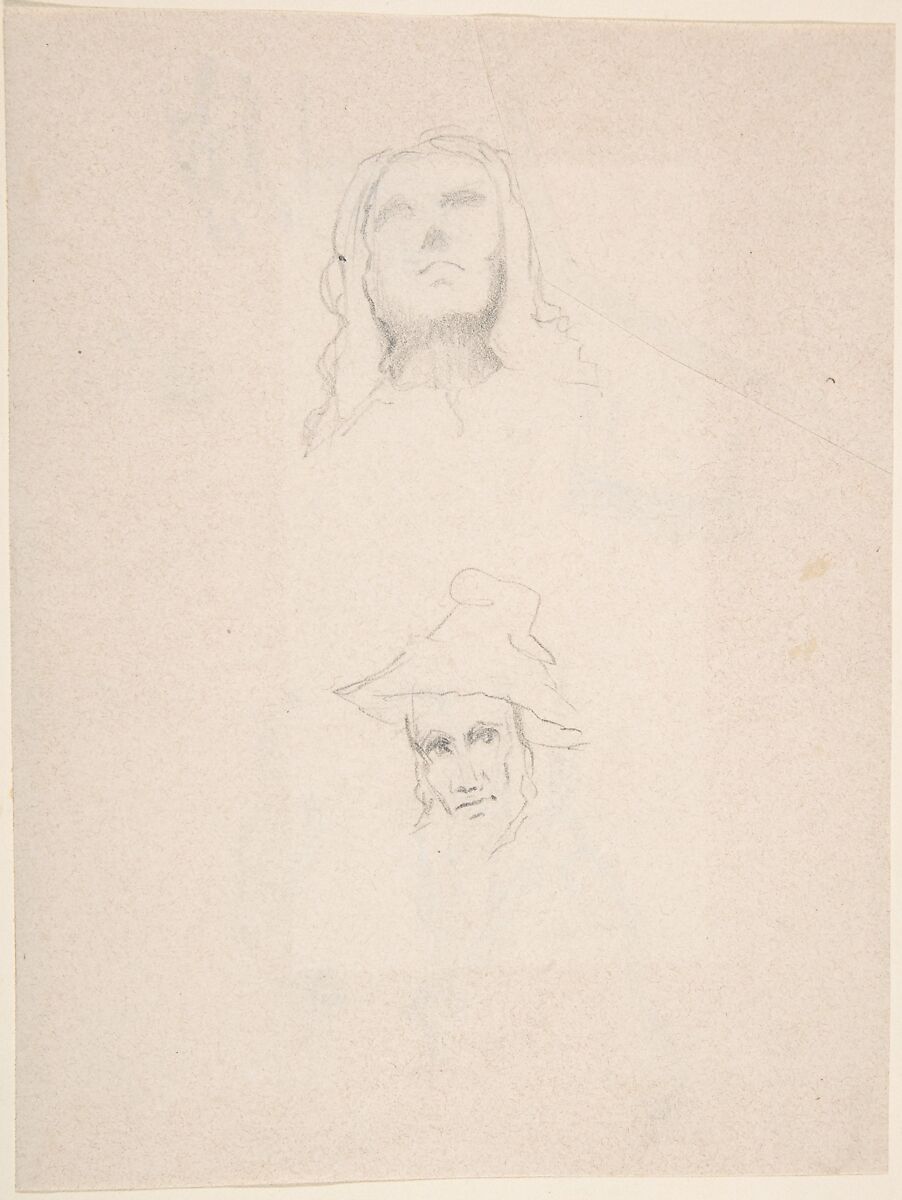 Notebook with sketches and notes, Félicien Rops (Belgian, Namur 1833–1898 Essonnes), Graphite