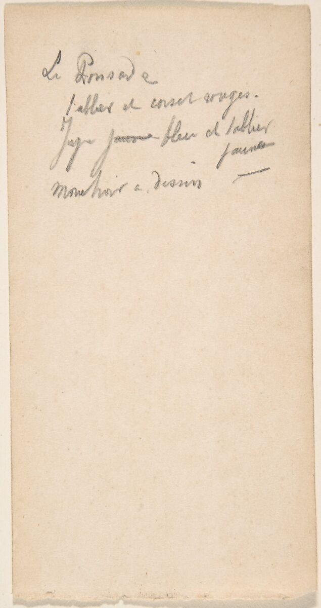 Notebook with sketches and notes, Félicien Rops (Belgian, Namur 1833–1898 Essonnes), Graphite