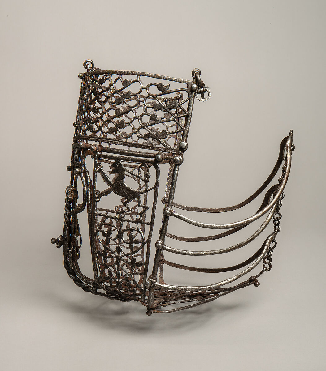 Horse Muzzle, Iron, tin, German