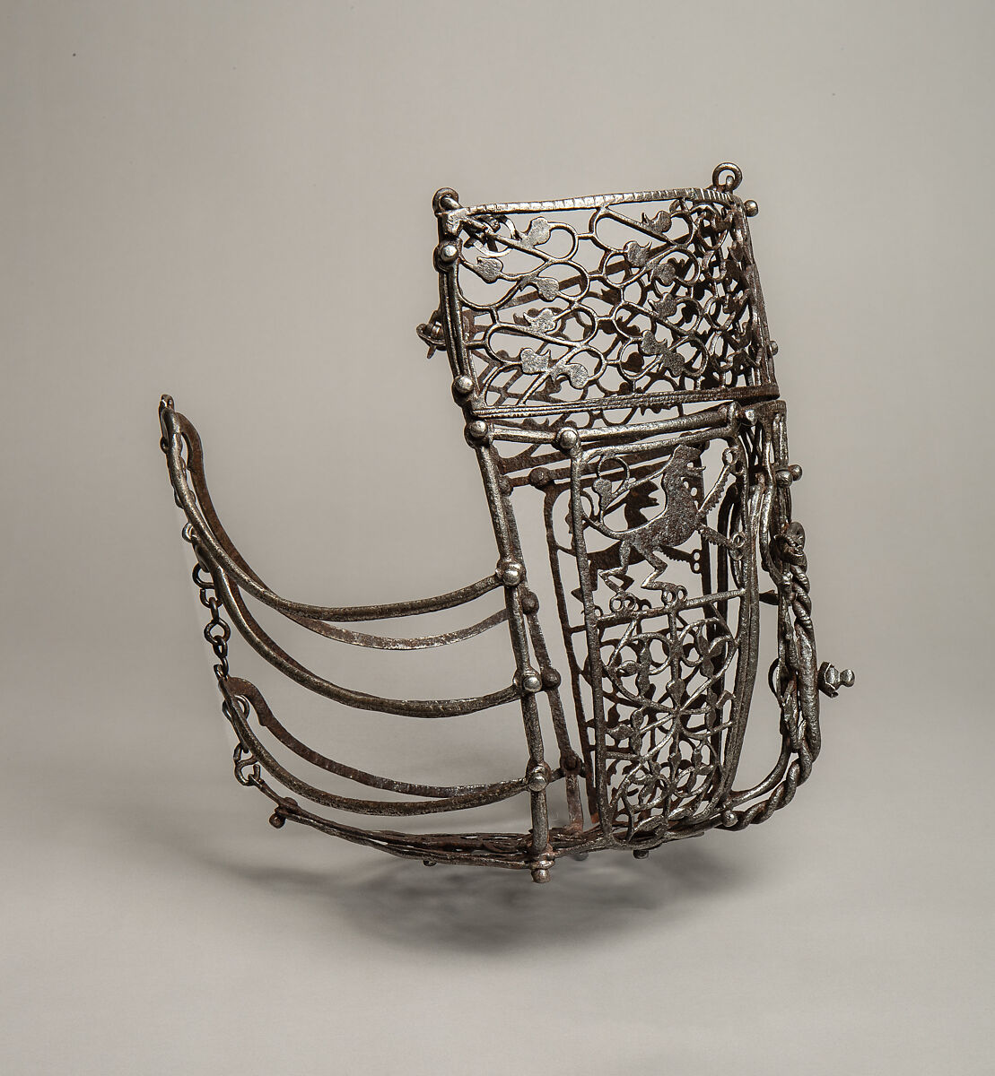 Horse Muzzle, Iron, tin, German