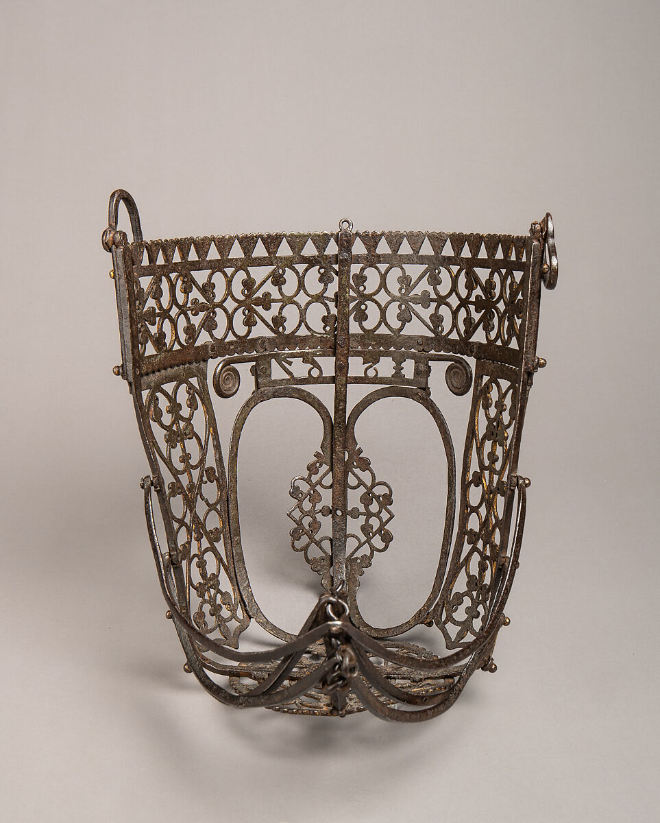Horse Muzzle, Iron, gold, German
