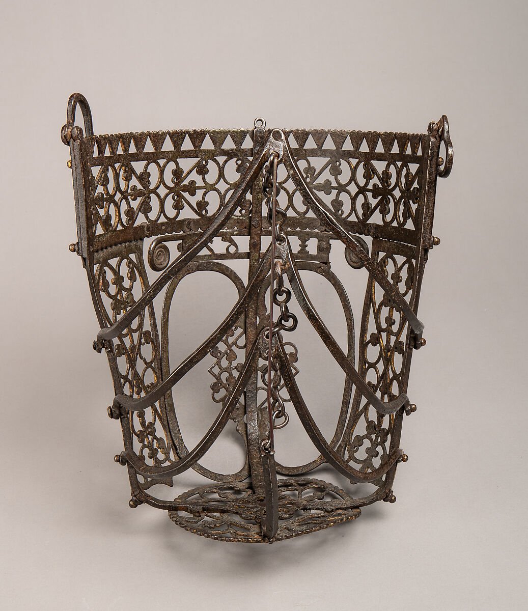 Horse Muzzle, Iron, gold, German
