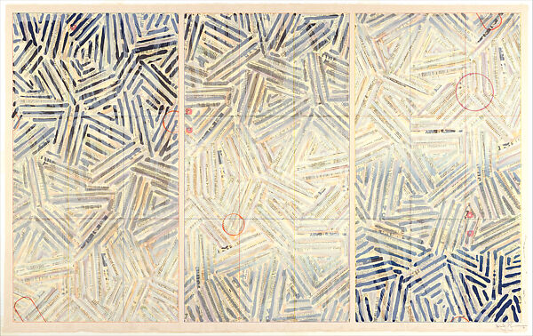 Usuyuki, Jasper Johns (American, born Augusta, Georgia, 1930), Screenprint 