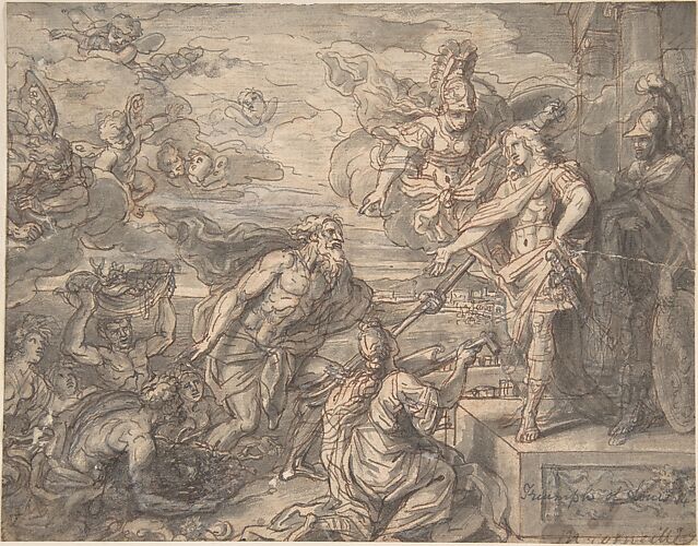 Neptune and other Marine Deities Paying Homage to Louis XIV