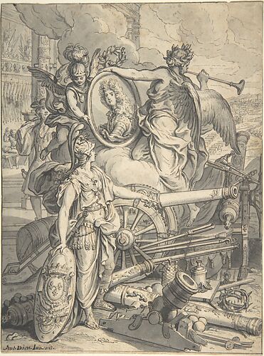Allegorical Homage to the Duc du Maine, Grand Maître de l'Artillerie