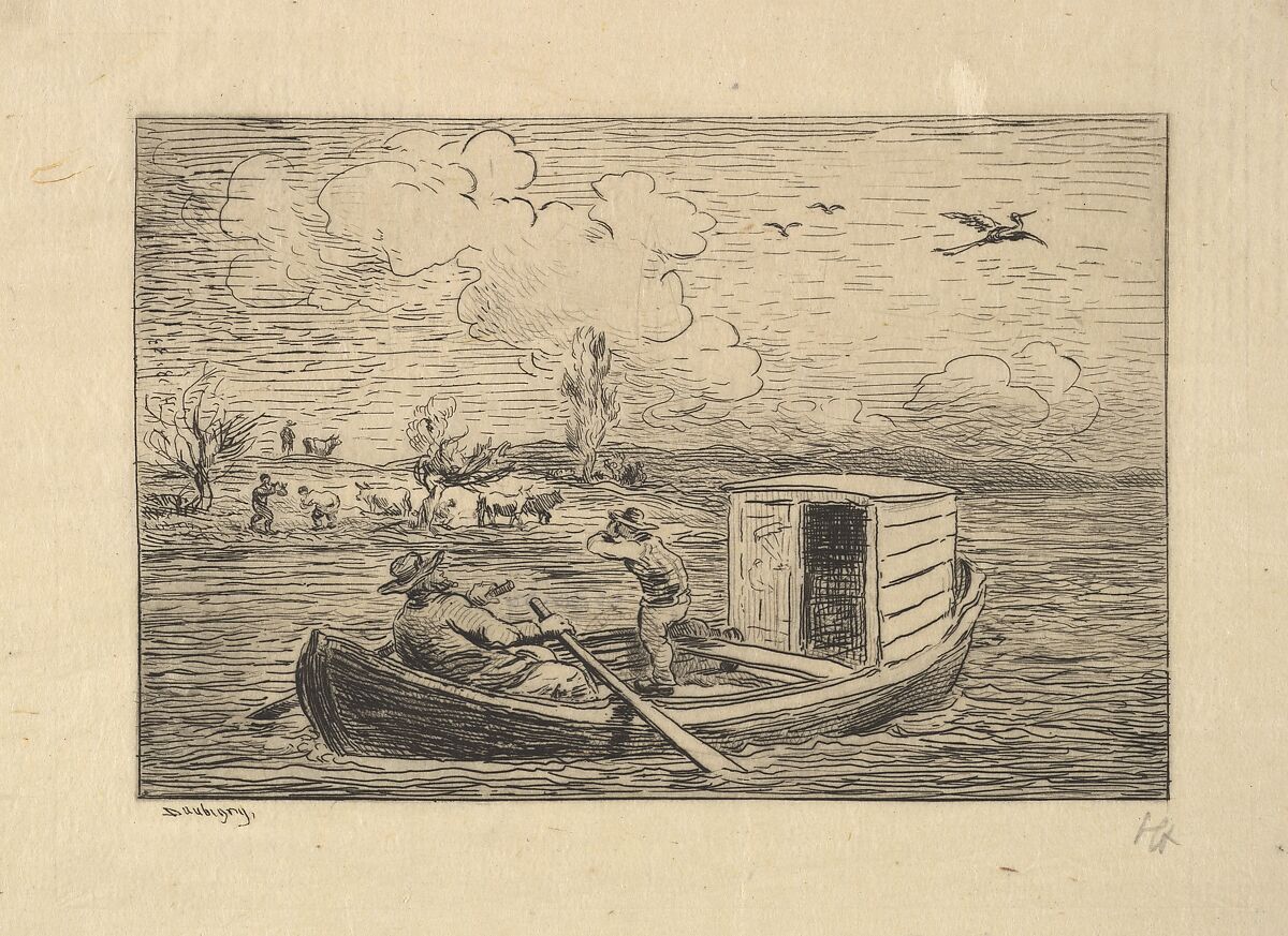 Charles-François Daubigny | Calling to Shore | The Metropolitan Museum ...