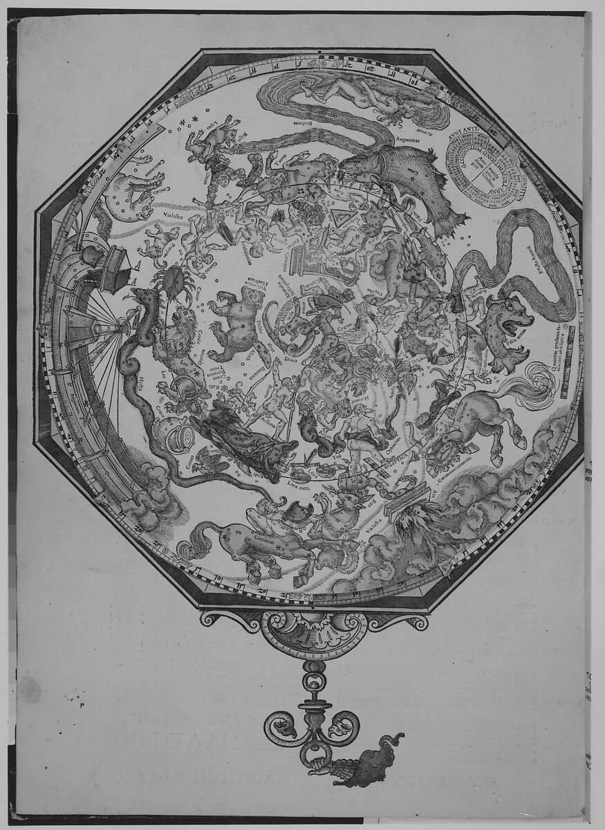 Astronomicum Caesareum, Michael Ostendorfer (German, (?) ca. 1490–1549 Regensburg), Hand-colored woodcuts