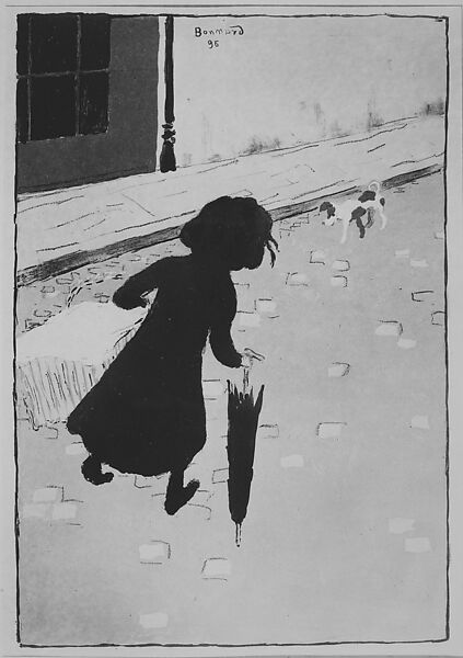 The Little Laundry Girl, Pierre Bonnard (French, Fontenay-aux-Roses 1867–1947 Le Cannet), Color lithograph
