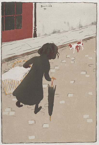 The Little Laundry Girl, Pierre Bonnard (French, Fontenay-aux-Roses 1867–1947 Le Cannet), Color lithograph