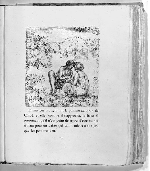 Daphnis and Chloe, Pierre Bonnard (French, Fontenay-aux-Roses 1867–1947 Le Cannet), Lithograph and  wood engraving