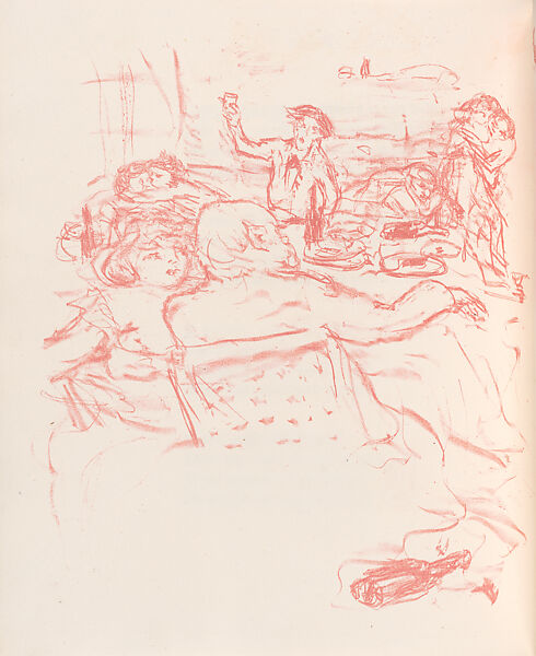 Parallèlement, Illustrated by Pierre Bonnard (French, Fontenay-aux-Roses 1867–1947 Le Cannet), 109 lithographs printed in rose ink; 9 wood engravings