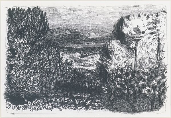 Last Light, Pierre Bonnard (French, Fontenay-aux-Roses 1867–1947 Le Cannet), Lithograph; trial proof