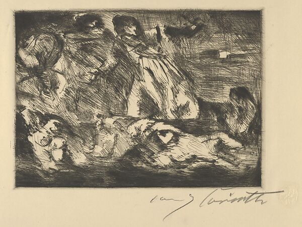 The Barque of Dante, Lovis Corinth (German, Tapiau, Prussia 1858–1925 Zandvoort, Holland), Drypoint 