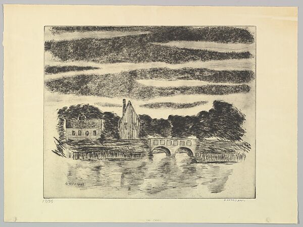 Bluff Point, CT, George Constant (American (born Greece), Arahova 1892–1978 New York), Drypoint 