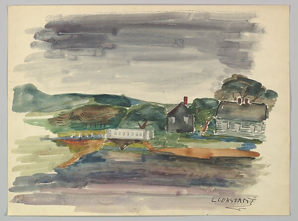 Bluff Point, CT, George Constant (American (born Greece), Arahova 1892–1978 New York), Watercolor 
