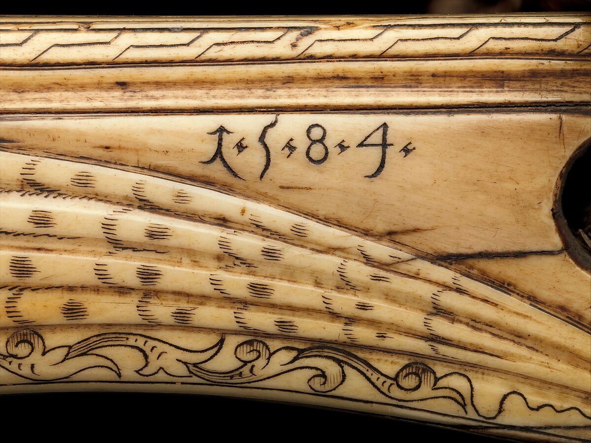 Crossbow, Steel, wood, staghorn, hemp, Central European, possibly southern Germany