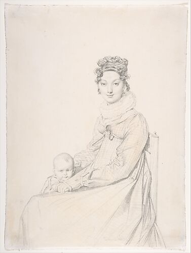 Madame Alexandre Lethière and Her Daughter Letizia