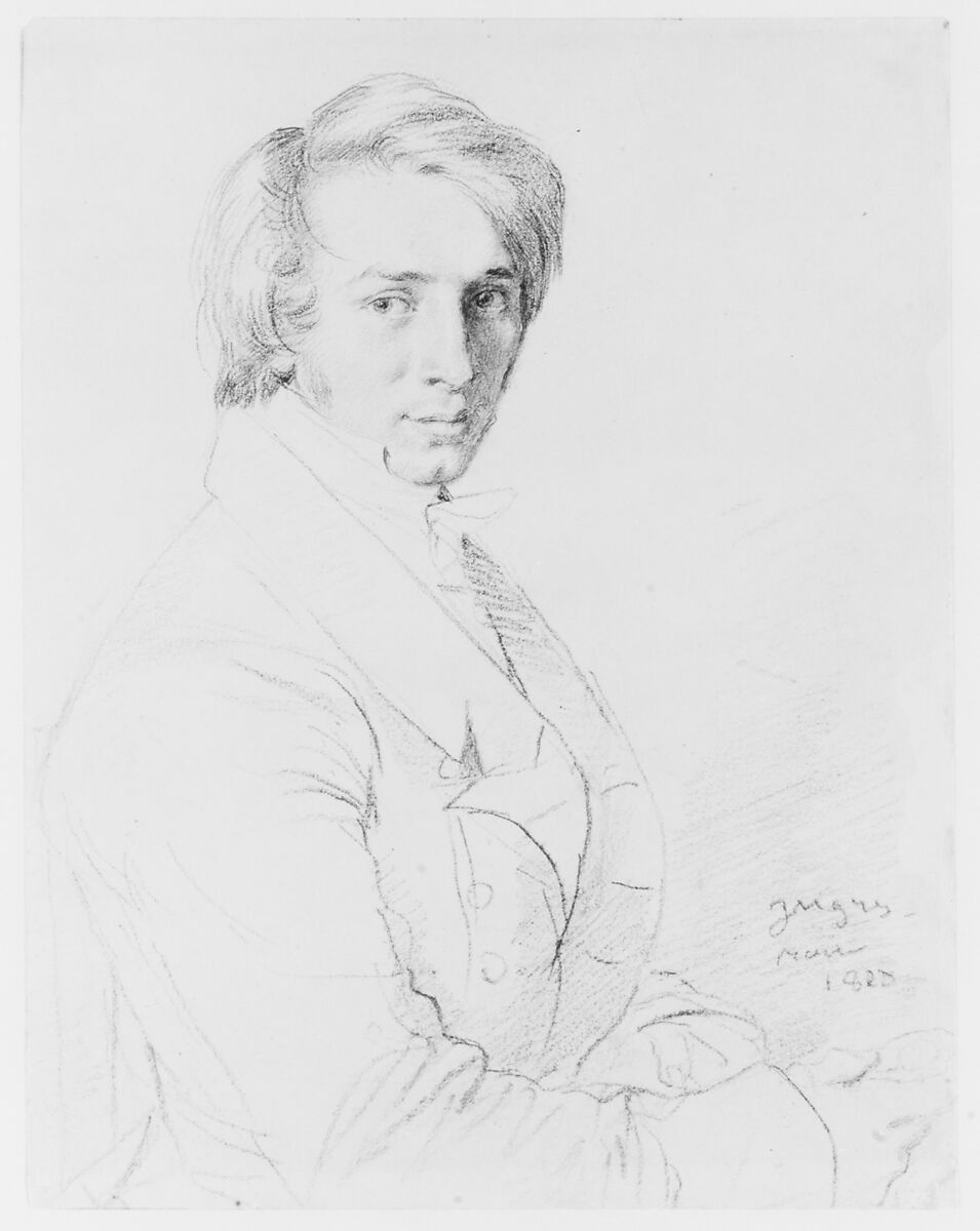 Ursin-Jules Vatinelle (1798–1881), Jean Auguste Dominique Ingres (French, Montauban 1780–1867 Paris), Graphite
