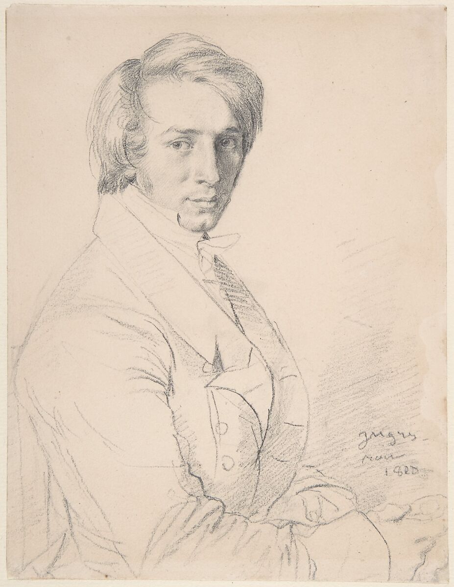 Ursin-Jules Vatinelle (1798-1881), Jean Auguste Dominique Ingres (French, Montauban 1780–1867 Paris), Graphite 